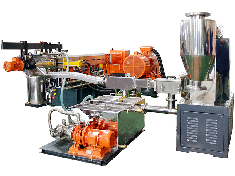 Fluoroplastic modified granulation production line