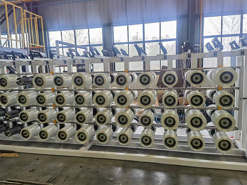 Long-fiber-reinforced-thermoplastic-composite-unidirectional-prepreg-tape-production-line-(CFRTP)3